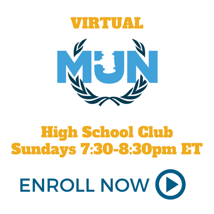 2023-24 High School Model UN Club Sunday 7:30pm-8:30pm US ET - Registration Form