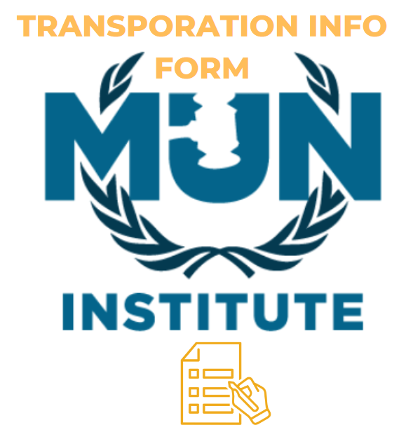 Model UN Institute In Person Overnight Camp 2023 Registration Form - Pick up & Drop off - Virtual Model United Nations Institute by Best Delegate